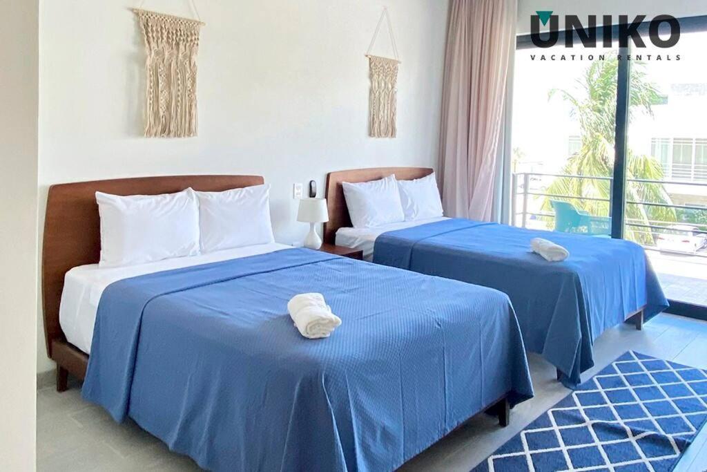 1 Block To The Beach 2Br 6Pax Rooftop Pool King Bed Playa del Carmen Exterior foto