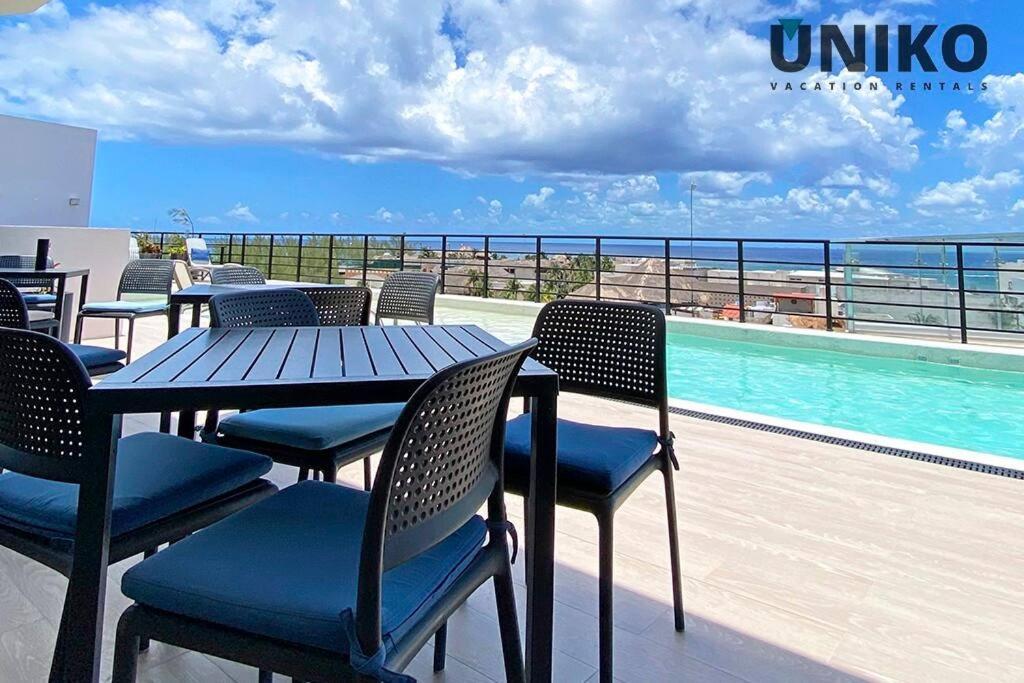 1 Block To The Beach 2Br 6Pax Rooftop Pool King Bed Playa del Carmen Exterior foto